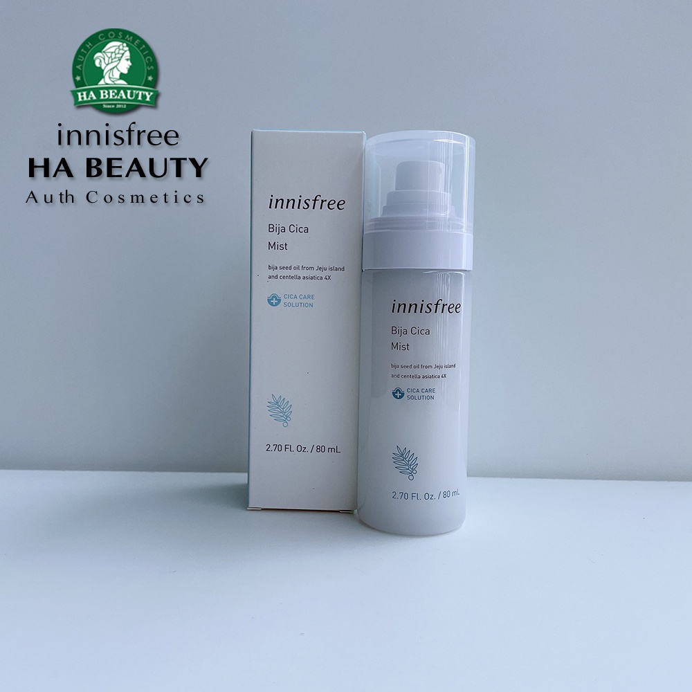 Xịt khoáng chăm sóc cho da mụn nhạy cảm Innisfree Bija Cica Mist 80ml