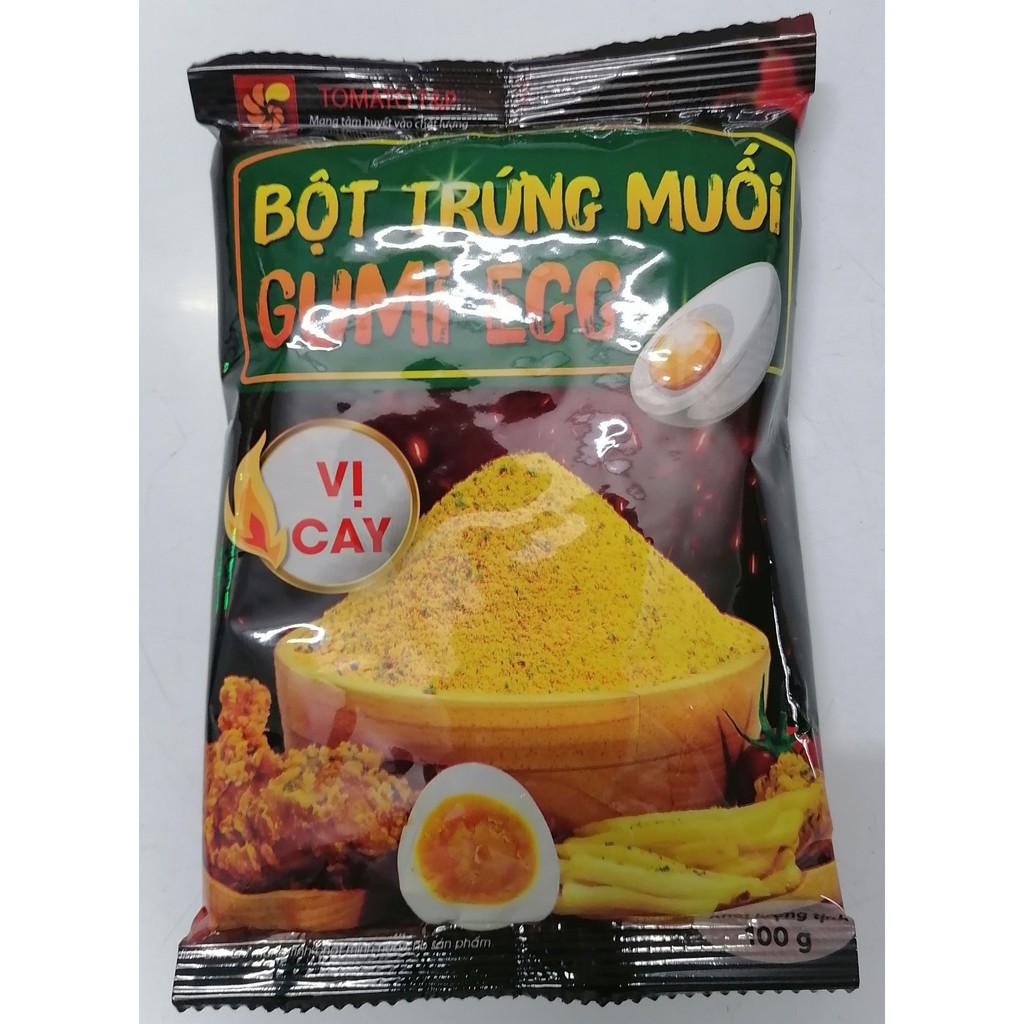 [Gói 100g – TM Cay] Bột Trứng Muối lắc [VN] TOMATO T&P Spicy Gumi Egg Salted Powder Taste (ttp-hk)