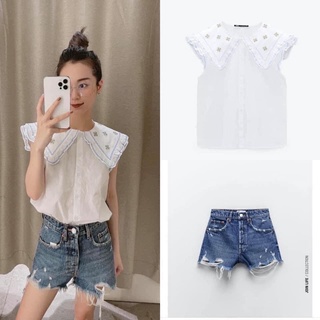 ⚡️BÁN SỈ⚡️Áo sơmi cổ thêu