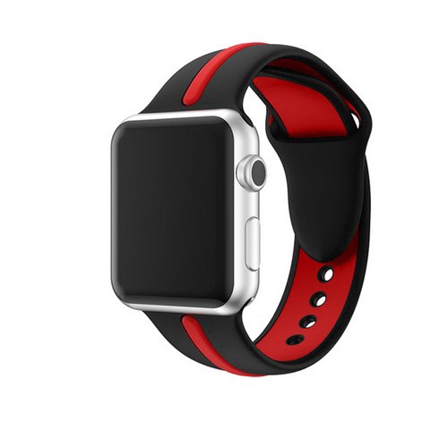 【Apple Watch Strap】Dây đeo đồng hồ bằng silicone cho Apple Watch 6/se/5/4/3/2/1 38mm 40mm 42mm 44mm