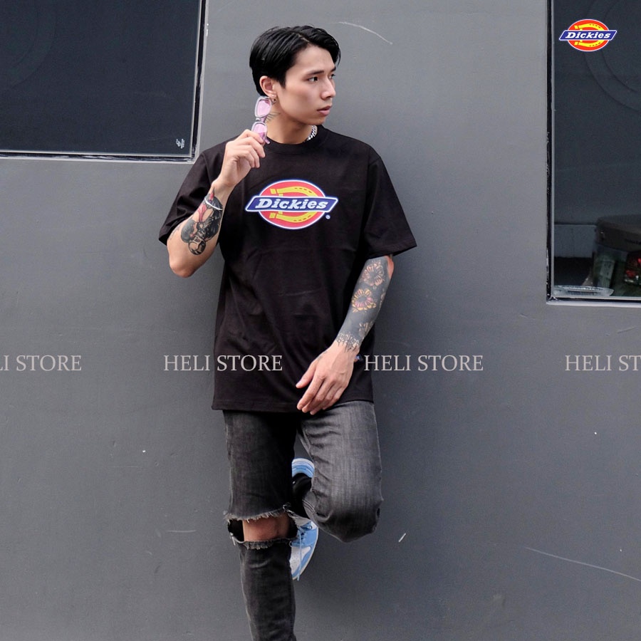 Áo thun nam nữ unisex Dickies basic cotton 100% chính hãng - Helistore