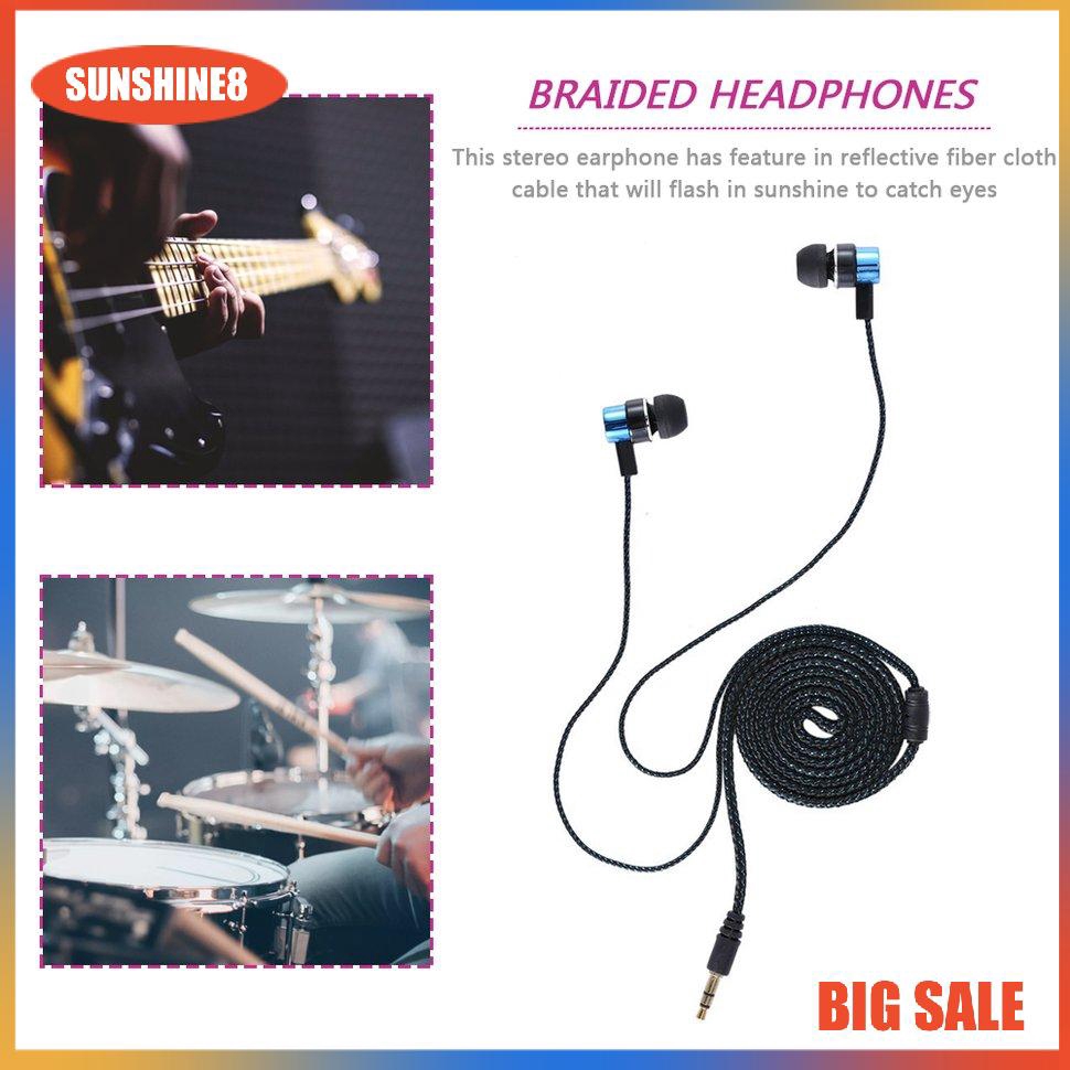 Tai nghe có dây kiểu nhét trong tai 3.5mm chất lượng cao thời trang cho điện thoại di động Mp3 / không có micrô