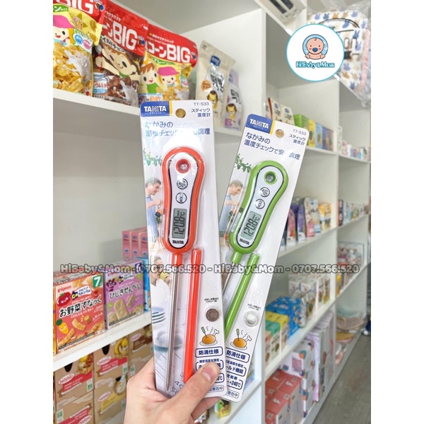 QUE ĐO NHIỆT ĐỘ NƯỚC SỮA TANITA