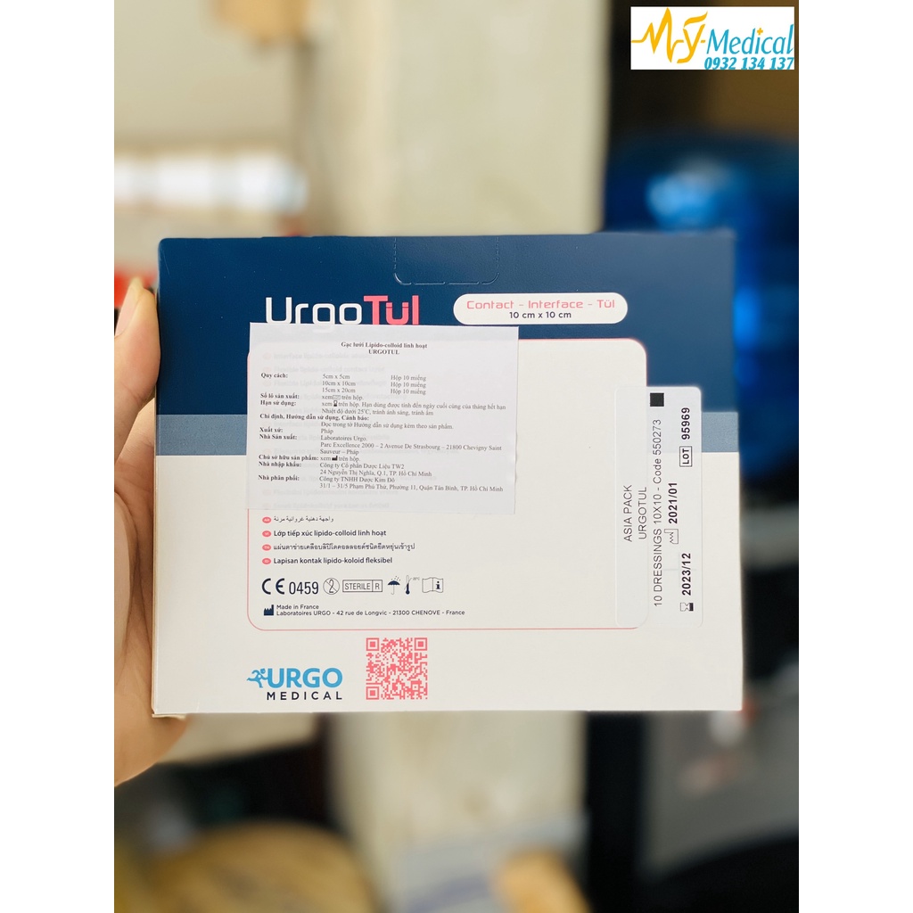 Băng Gạc Lưới Vô Trùng URGOTULcm