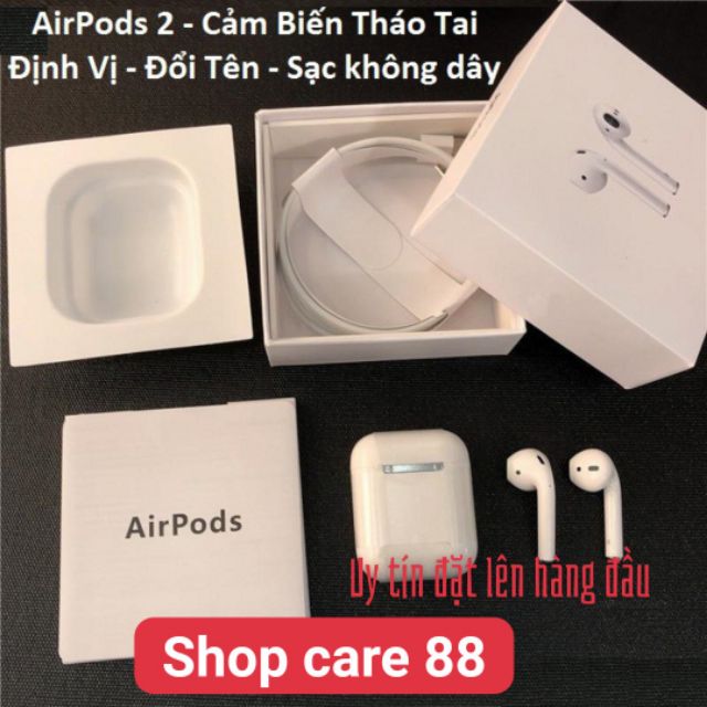 Thiết kế giống AP 2 1:1 BLUETOOTH ĐỔI TÊN ĐỊNH VỊ- SẢN PHẨM CHẤT LƯỢNG - TAI BLUETOOTH - NHÉT TAI BLUETOOTH