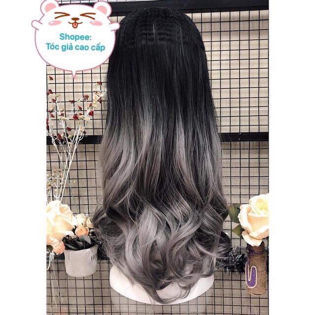 Tóc giả kẹp nữa đầu 🥰 freeship 50k🥰 tóc chữ u omber đủ màu cao cấp- hình thật