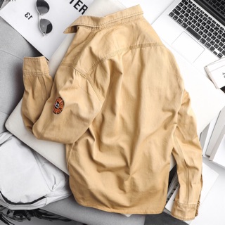 ÁO SƠ MI DENIM 2 TÚI CAO CẤP
