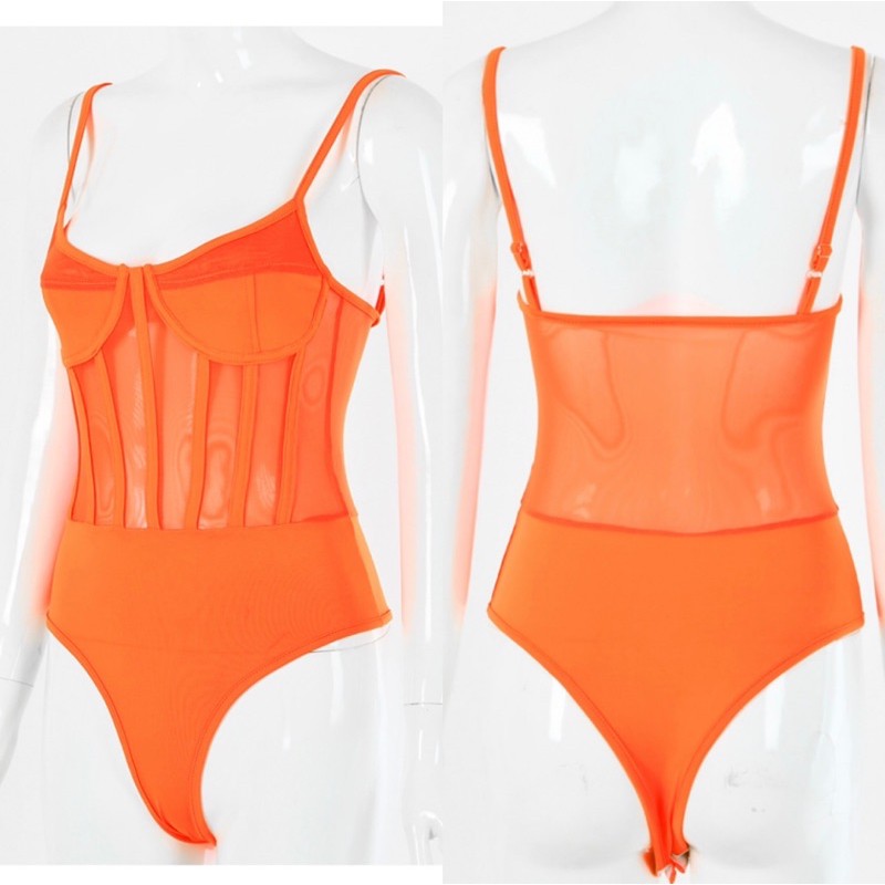 Áo dây liền thân phối lưới xuyên thấu gợi cảm nữ tính😊a29 | BigBuy360 - bigbuy360.vn