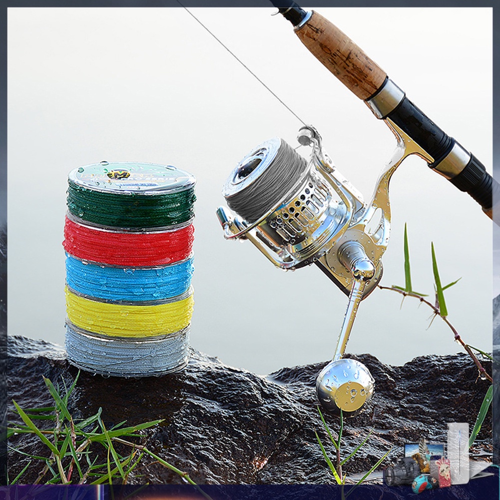 Cuộn dây câu cá bện 4 sợi PE dài 100m 0.4-10.0