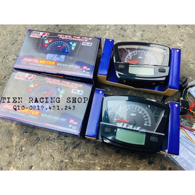 Đồng hồ koso uma racing cứo xe Dream chính hãng