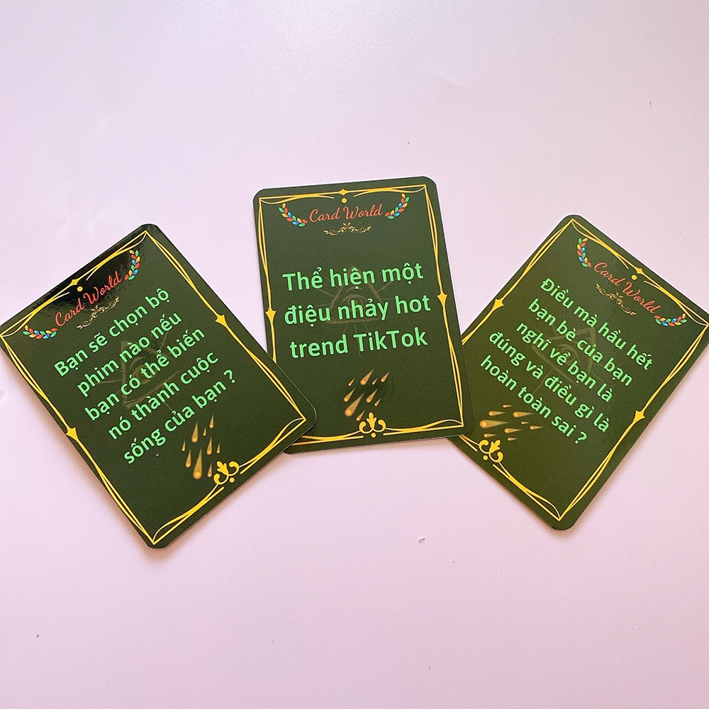 Bộ Bài Tình Bạn 2 59 Lá Drinking Game Nhậu Nhẹt Tụ Tập Cùng Đám Bạn Thân Tâm Sự Xả Stress TINHBAN2