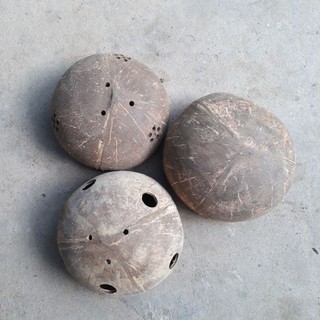 Gáo dừa không hoa văn