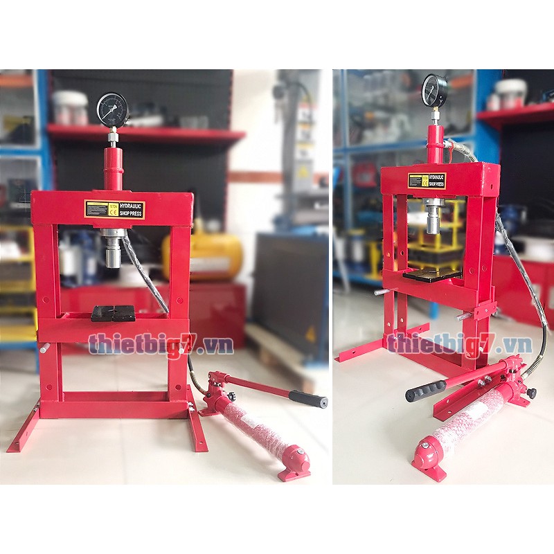Máy Ép Thủy Lực 10 Tấn Có Đồng Hồ