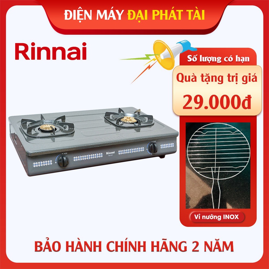 Bếp gas đôi Rinnai RV-377N