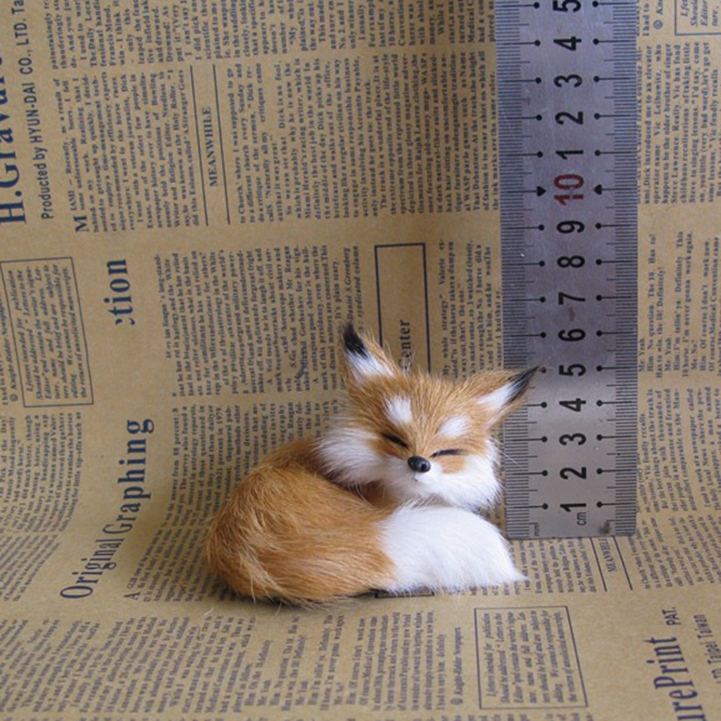 Thú nhồi bông hình con cáo bằng nhựa mềm