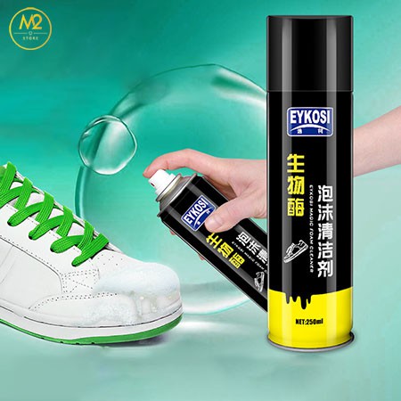 Chai xịt vệ sinh giày tạo bọt sneaker, làm sạch giày Eykosi cao cấp VSG20