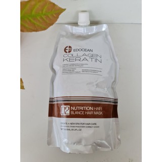 HẤP DẦU COLLAGEN KERATIN EDOCEAN PHỤC HỒI TÓC SIÊU MƯỢT 1000ML
