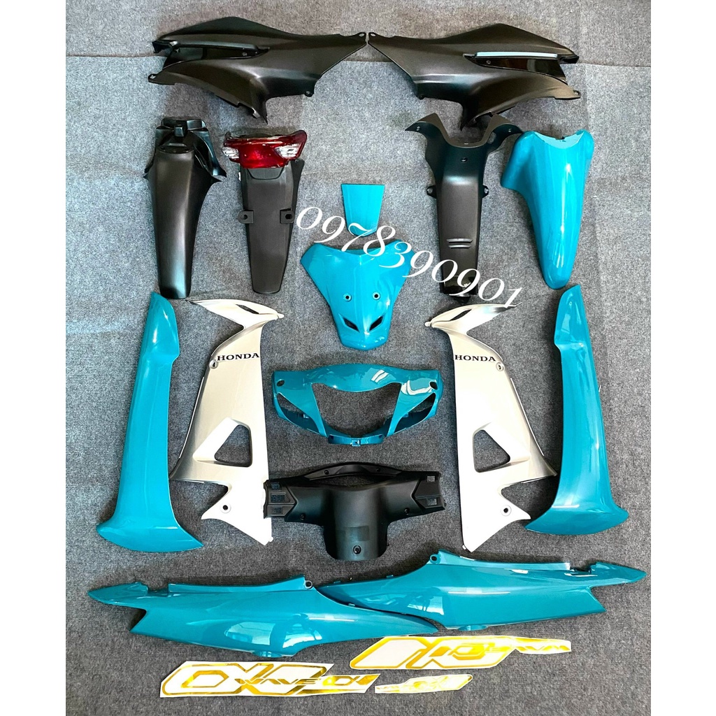 BỘ VỎ NHỰA Wave S100 -Wave Rs-Wave Anpha 50cc-100cc Nhựa Cao Cấp