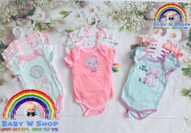Set 5 áo bodysuit có móc | BigBuy360 - bigbuy360.vn