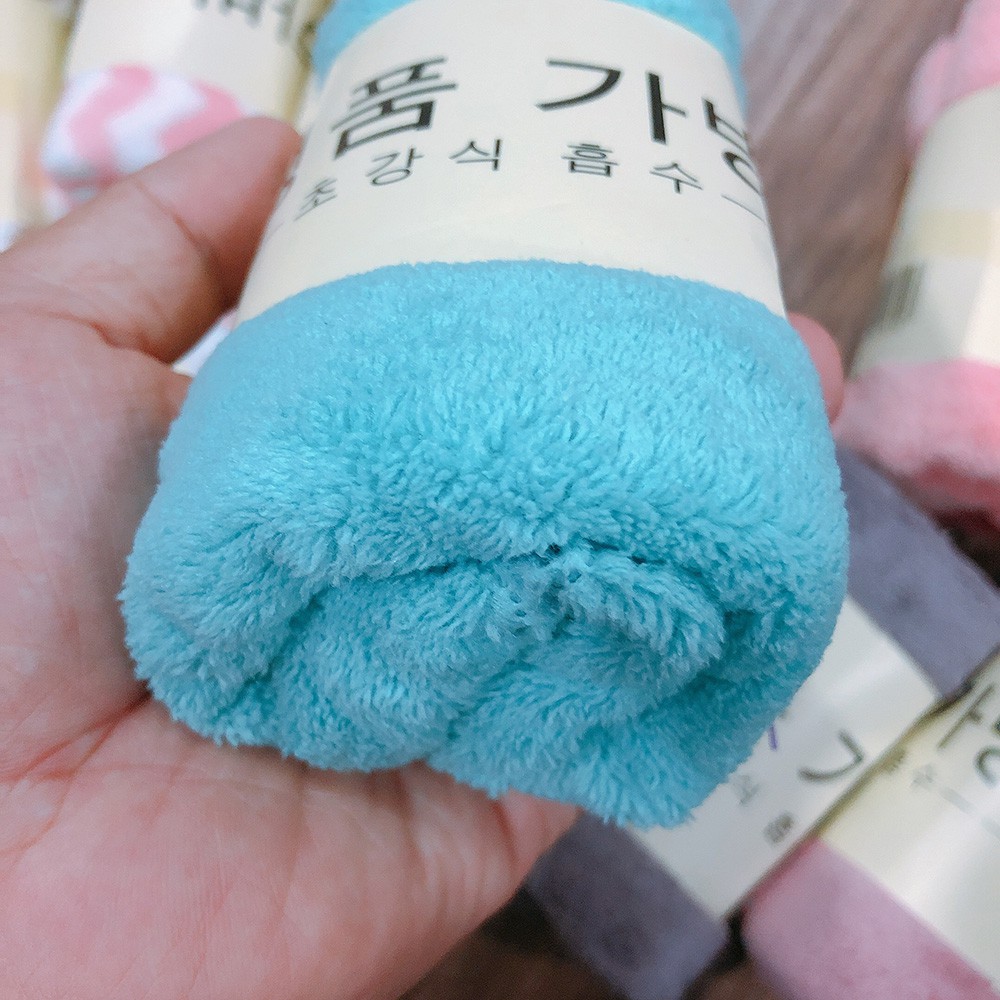 KHĂN MẶT LÔNG CỪU XUẤT HÀN siêu mềm kích thước 30 x 50cm - HV Store 542