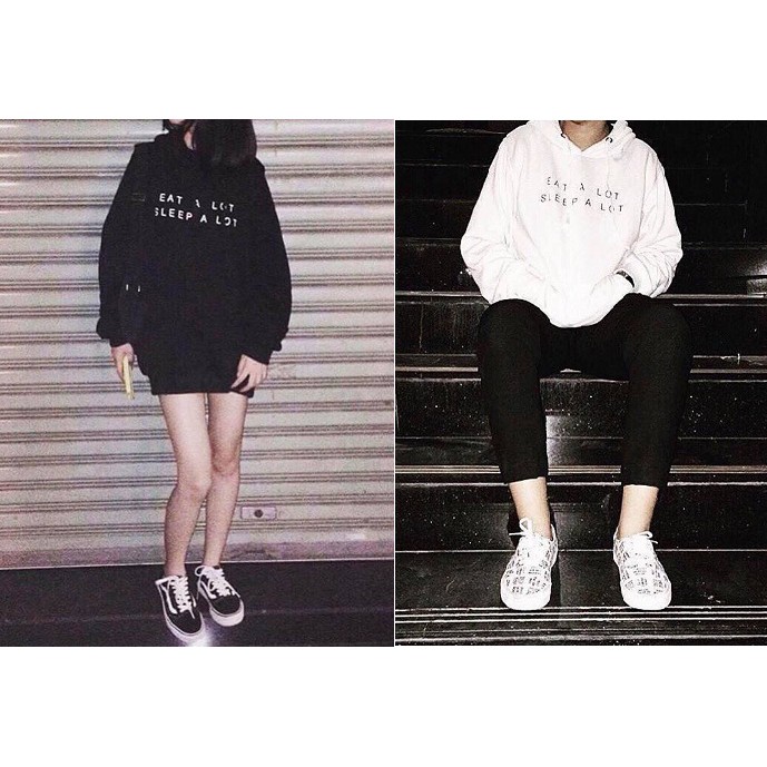 Nhập WAPCK111 giảm 25k đơn từ 200k - Áo HOODIE EAT A LOT SLEEP A LOT UNISEX | BigBuy360 - bigbuy360.vn