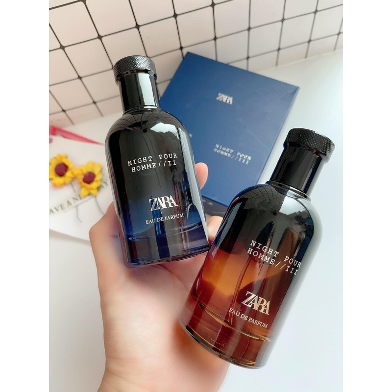 Nước hoa nam Zara - SET 2 chai NIGHT POUR HOMME II & III 100ml | BigBuy360 - bigbuy360.vn