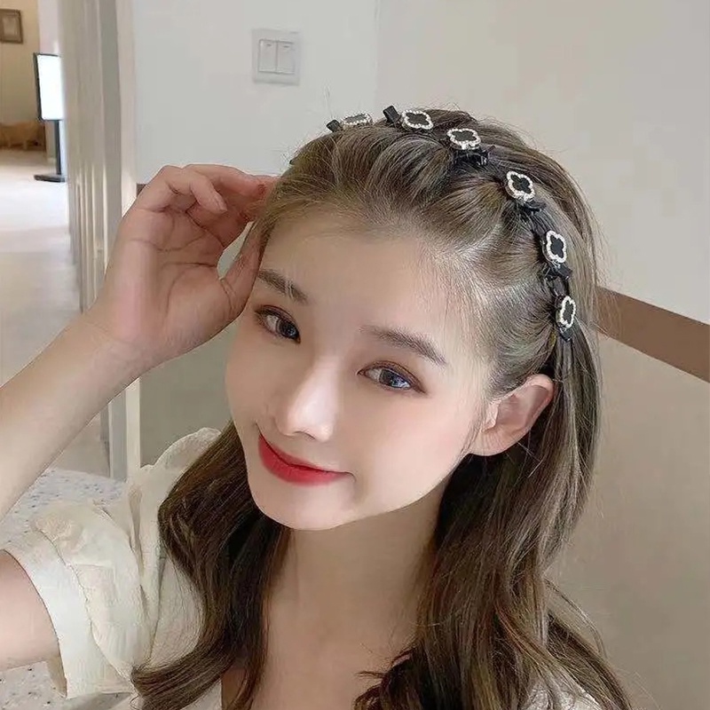 Băng đô nhiều lớp đính đá thời trang Hàn Quốc