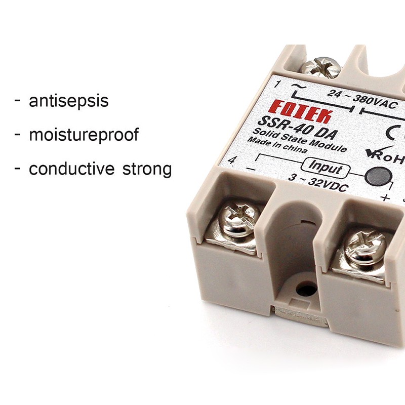 Mô Đun Rơ Le Màu Trơn Sành Điệu Sr-40DA S40D S40D 40A 2443000