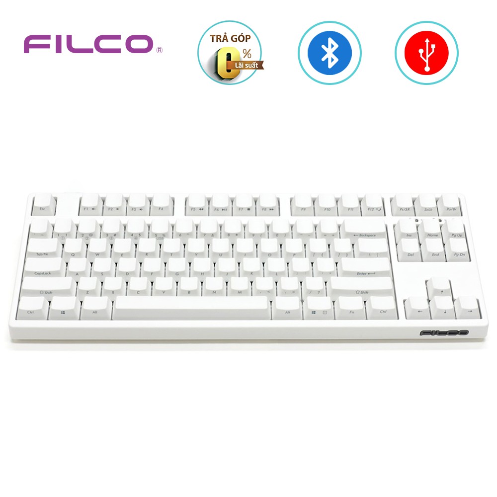  Bàn phím cơ Filco Majestouch Convertible 2 Hakua Ninja (Tenkeyless)