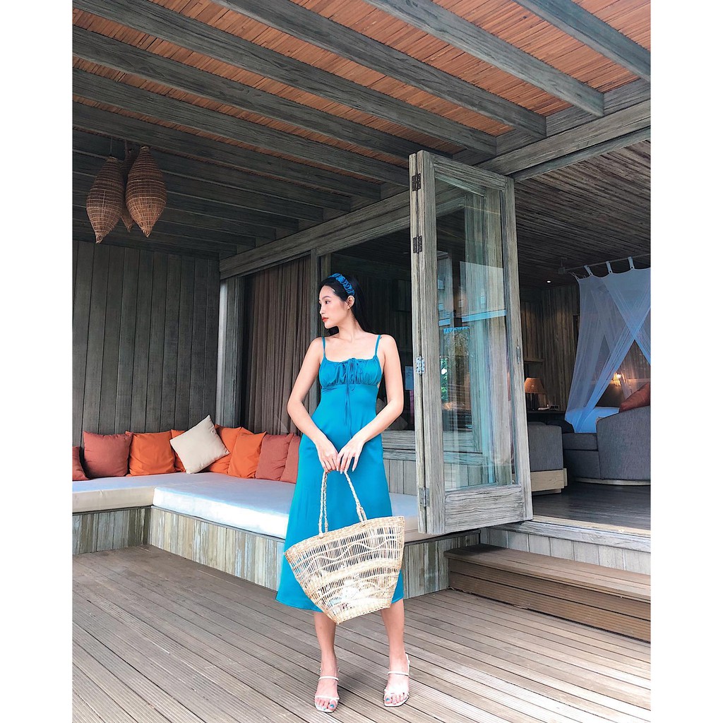Sammy Dress - Váy Lụa Thiết Kế Dáng Dài Cực Sang Trọng - Thiết kế bởi IAMCOCO.OFFICIAL