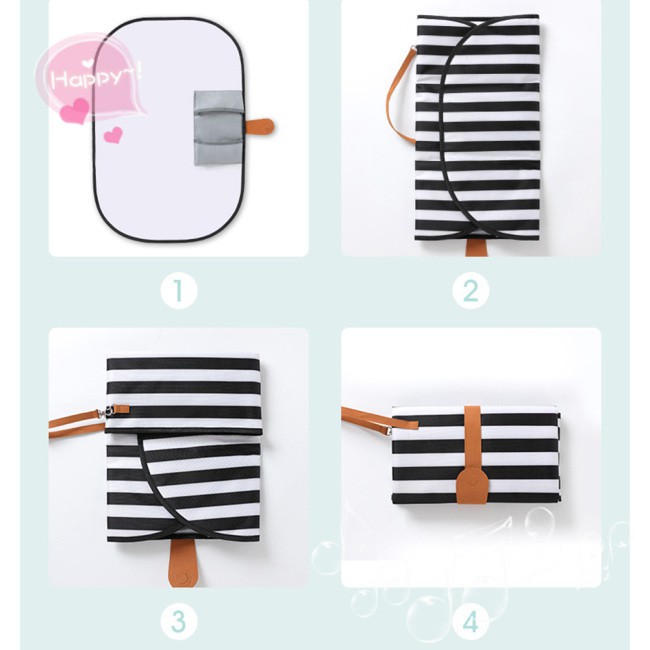 Changing Mat Travel Hanging Nappy Bag Multifunction Diaper Portable Baby