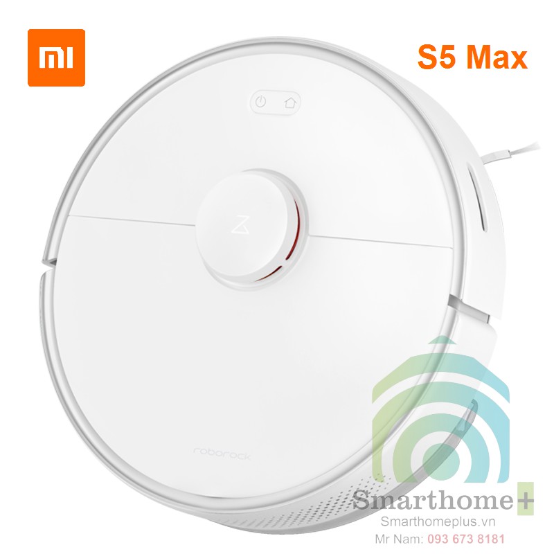 Robot Hút Bụi Lau Nhà Thông Minh Xiaomi Roborock S5 Max (Quốc Tế)