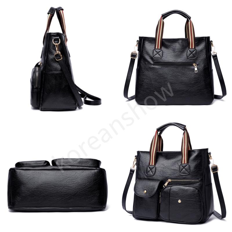 túi tote đeo chéo Túi Xách Da Đeo Vai Phong Cách Cổ Điển-67