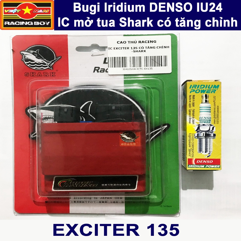IC mở tua và bugi bạch kim cho Exciter 135