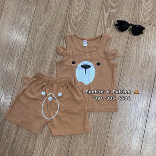 Bộ ba lỗ gấu cho bé BC0050 Suchin
