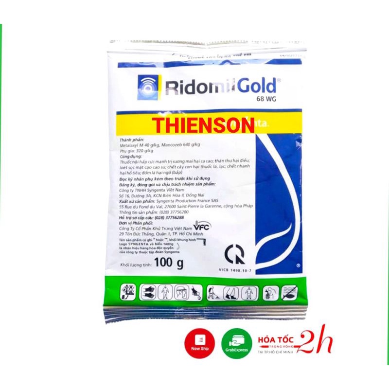 Thuốc Ridomil GOLD 68 WG 100g  Loại Bỏ Bệnh Ở Cây Và Rau