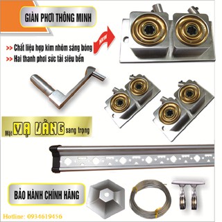 giàn phơi thông minh Hòa Phát 999B