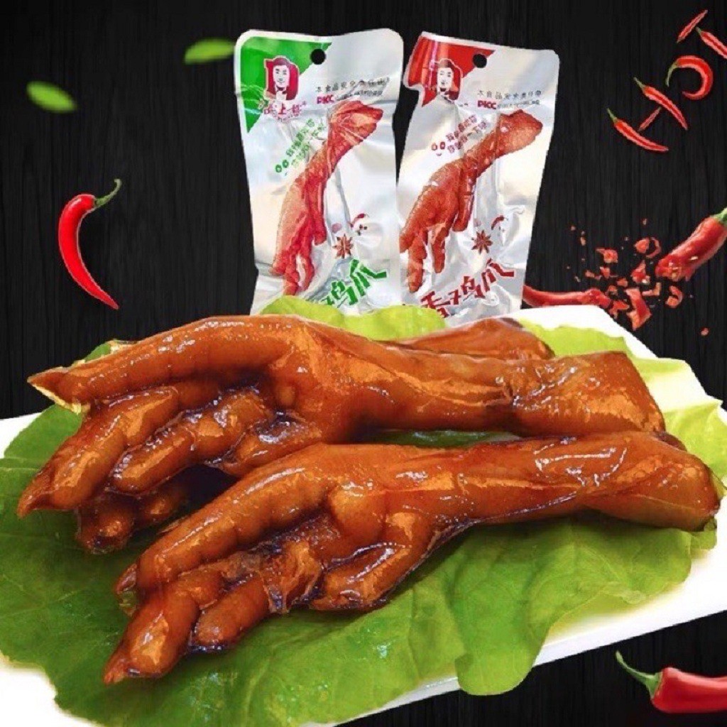 Chân gà Cay Dacheng Tứ Xuyên Đồ Ăn Vặt Trung Quốc