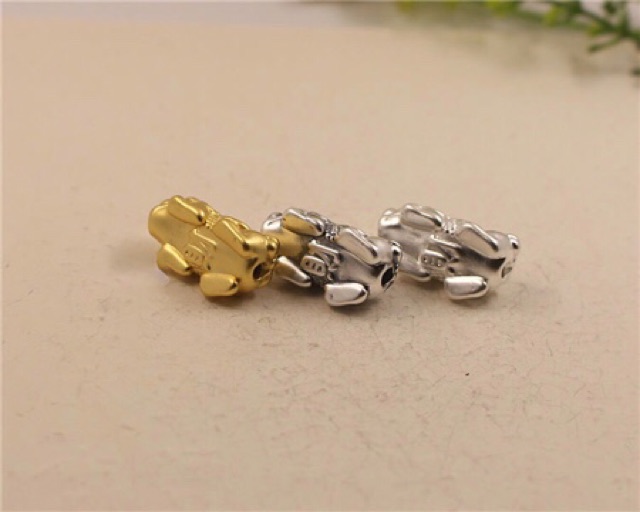Charm Tỳ Hưu bạc đồng tiền - MH129