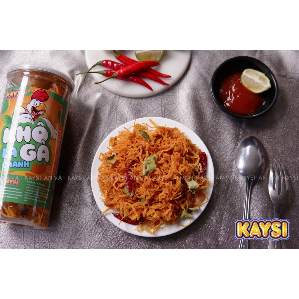 Khô gà lá chanh 300g Kaysi đồ ăn vặt Hà Nội | BigBuy360 - bigbuy360.vn