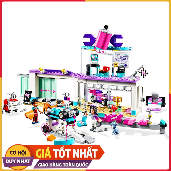 Bộ Xếp Hình Lego Friends Nữ Trường Đua Xe SY1159/471 Chi Tiết. Lego Xếp Hình Đồ Chơi Thông Minh Cho Bé.