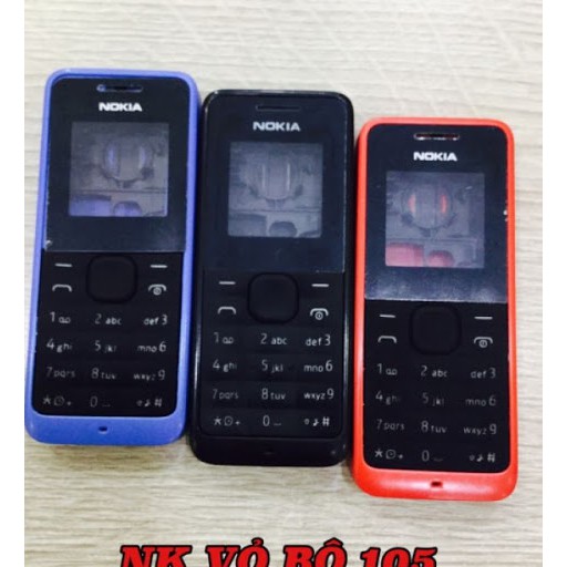 Bộ vỏ Nokia 105 / 105 2015 / RM-908 có sườn kèm phím