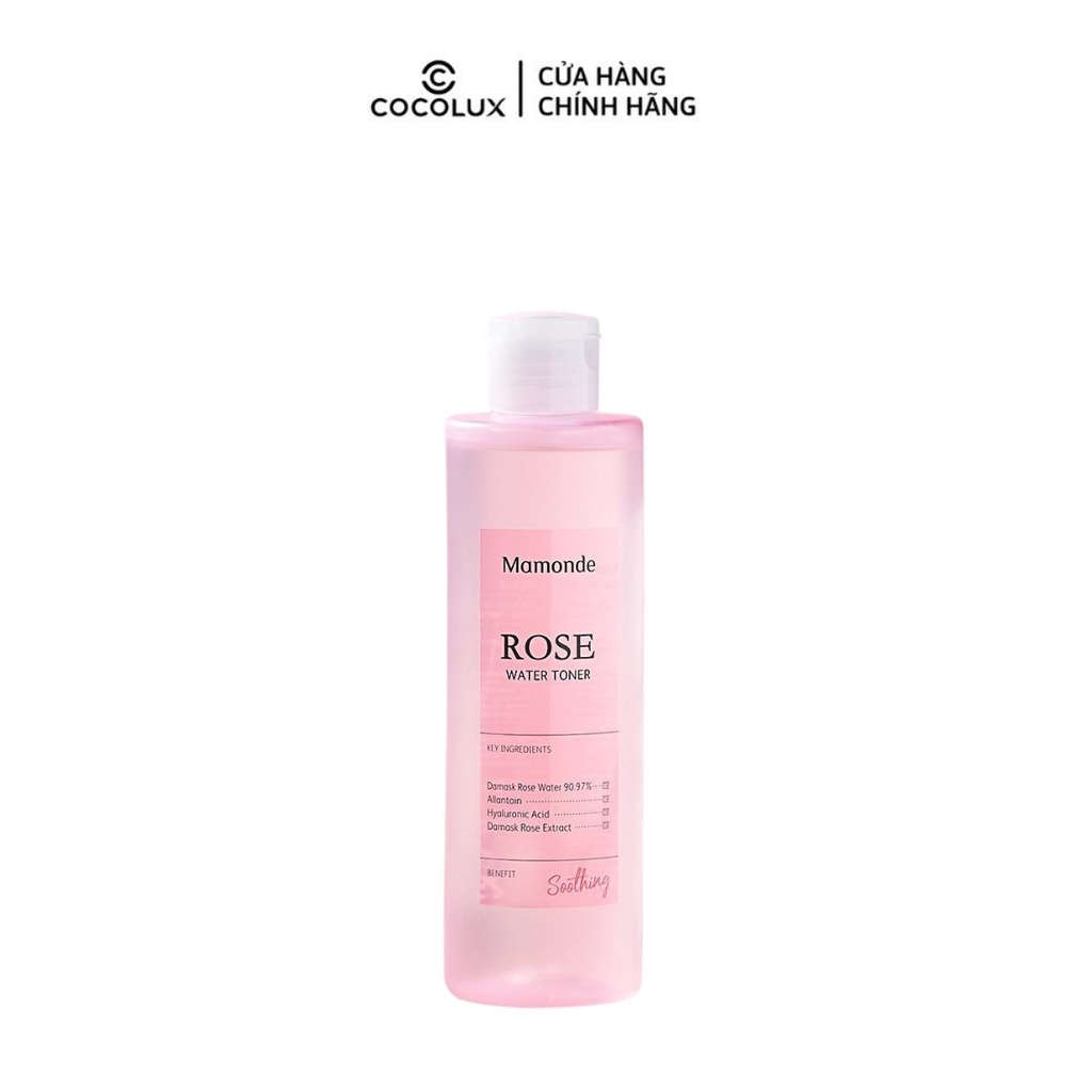 Nước hoa hồng Mamonde Rose water daily skin toner Cocolux