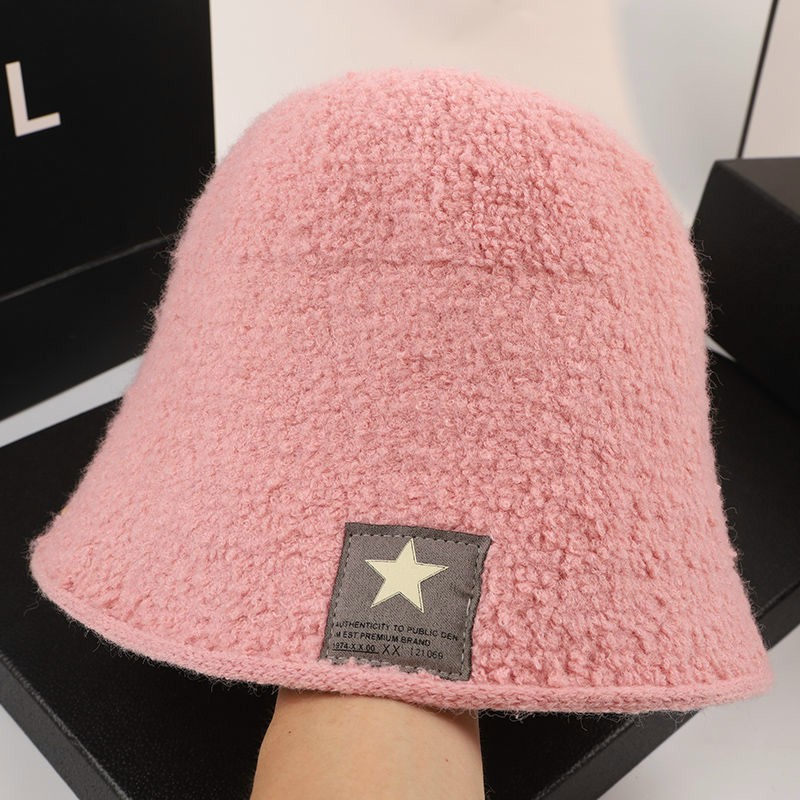 Mũ beanie lông cừu ngôi sao mẫu mới, chất xịn