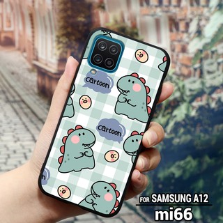 [HÀNG MỚI] Ốp lưng Samsung Galaxy A12 in hình chú khủng long nhỏ siêu xinh