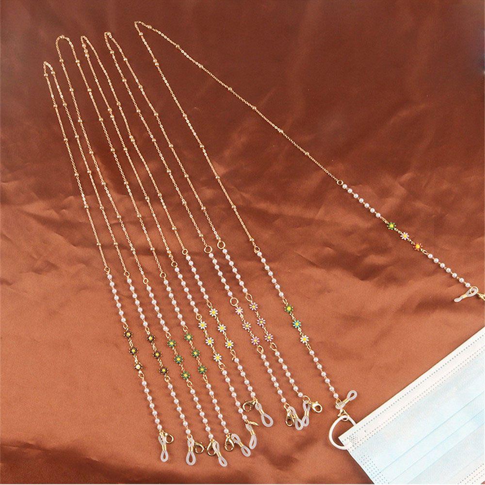 Dây Đeo Mắt Kính Chống Thất Lạc Hình Hoa Cúc Xinh Xắn