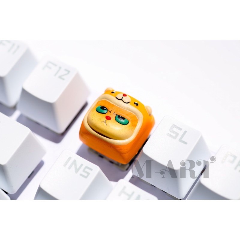 Keycap - Nút Bàn Phím Gaming - Nút Bàn Phím Cơ Mặt Mèo Hờn Dỗi  - Cáo Lửa - KC022