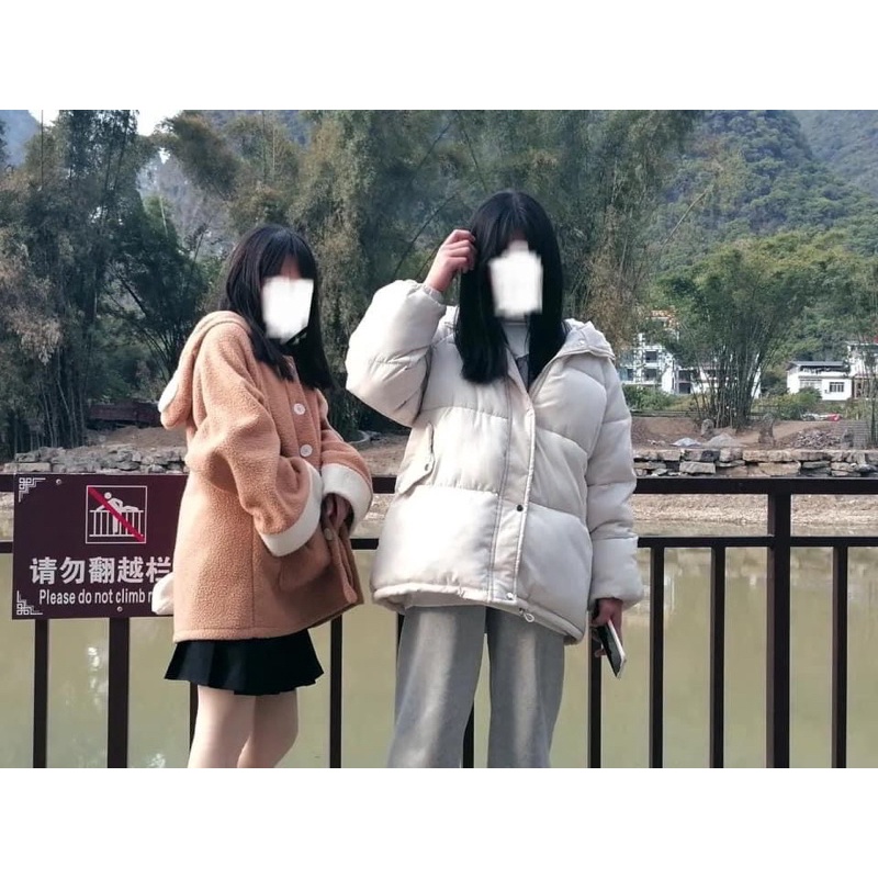 Áo Phao béo - hàng sẵn