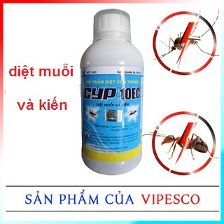 Thuốc diệt muỗi kiến gián CYP 10EC chế phẩm xịt muỗi y tế an toàn hiệu quả được Bộ y tế cấp phép