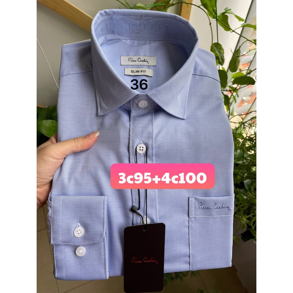 [có sẵn] Áo sơ mi nam Pierre Cardin Hàn Quốc  dài tay, kèm hình chụp thật | BigBuy360 - bigbuy360.vn